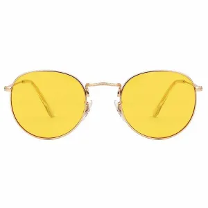 A.Kjaerbede Hello Sunglasses Gold/ Yellow