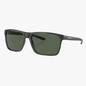 Arnette Mens Sokatra Transparent Grey Sunglass Polarized Dark Green