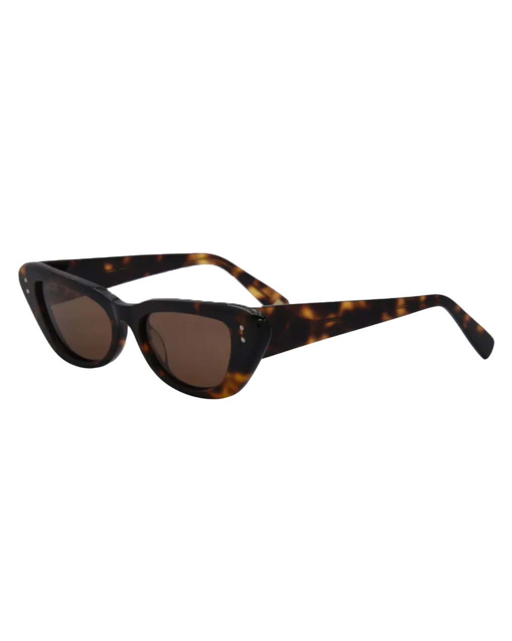 Astrid Polarised Sunglasses in Black & Smoke