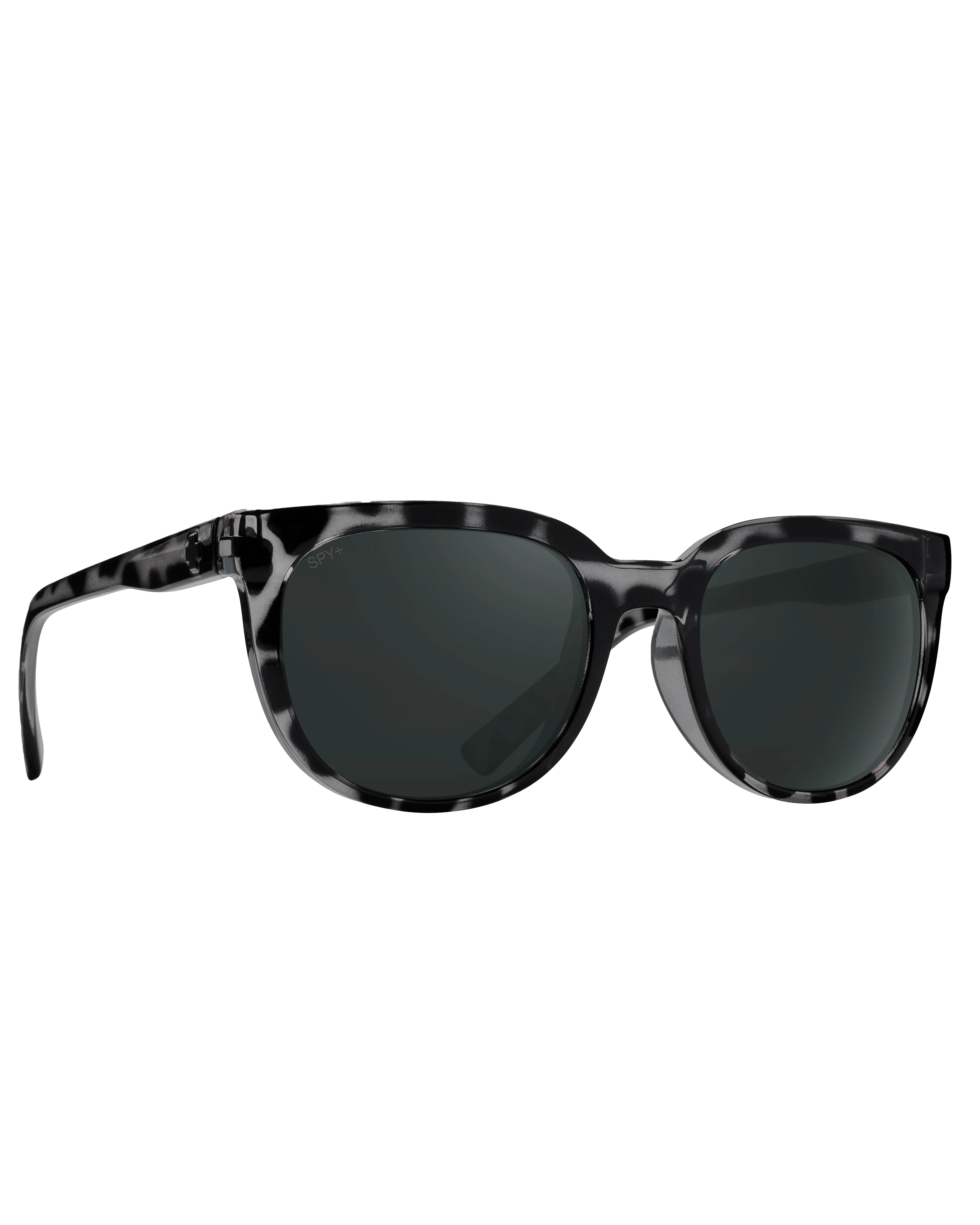 Bewilder Sunglasses in Black Marble Tortoise & Happy Grey Green Black Mirror