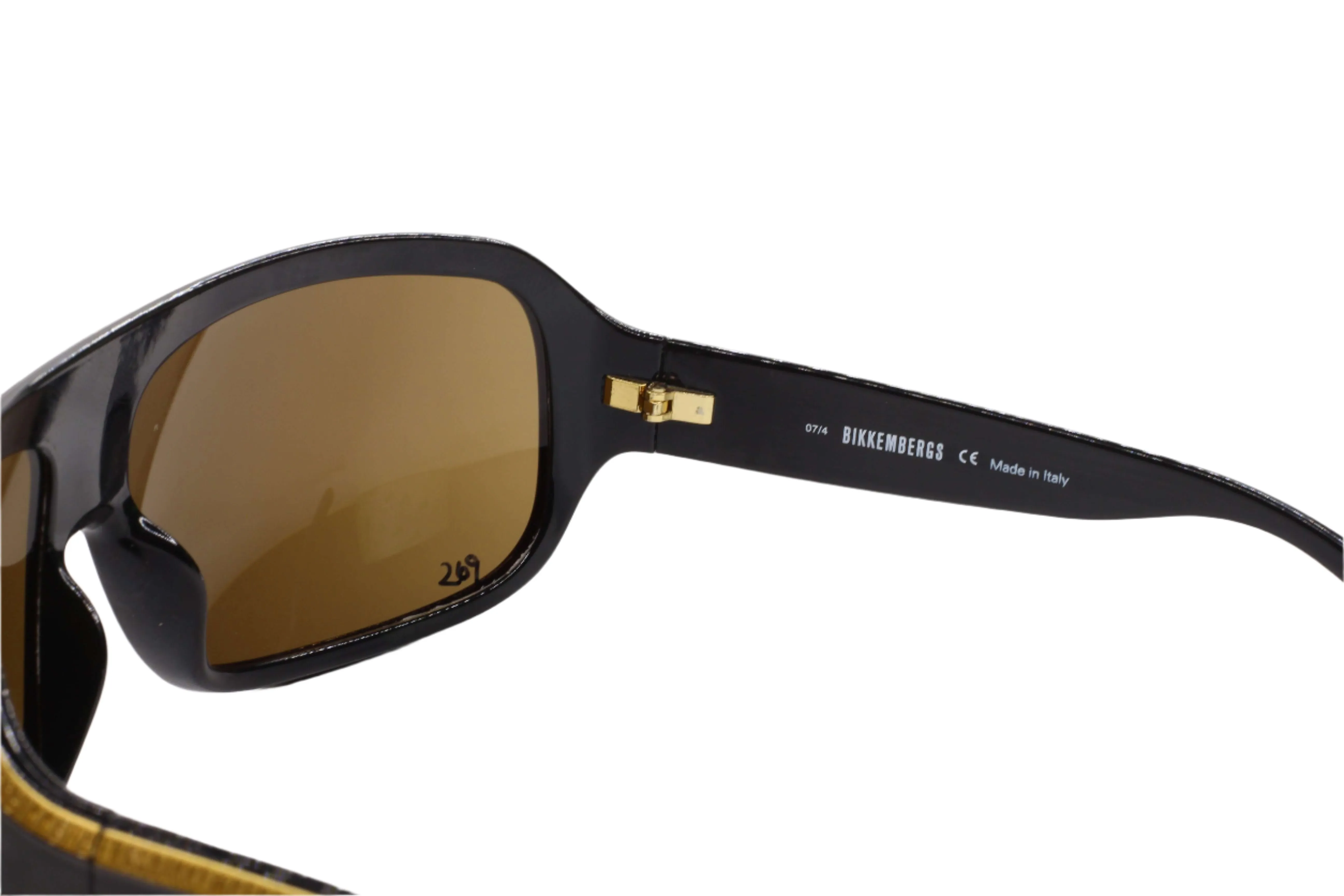 Bikkembergs BK54102 07/4 Black Gold Luxury Italy Sunglasses -Ma