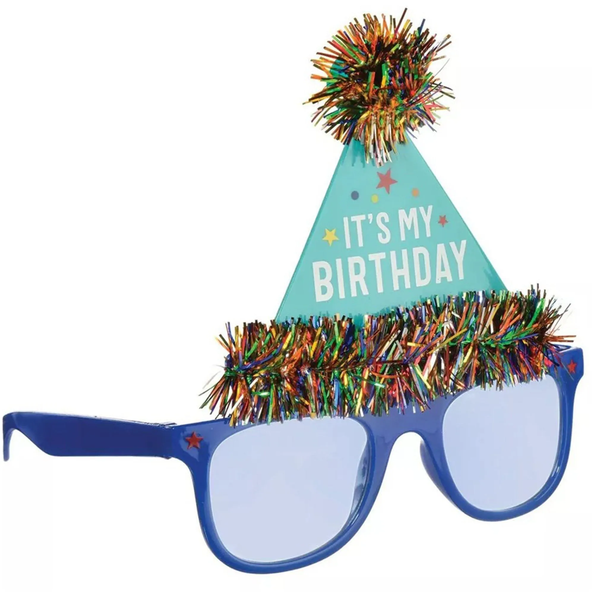 Birthday Party "It's My Birthday" Tinsel Hat Fun Shades Sunglasses Party Accessory, 1 Count