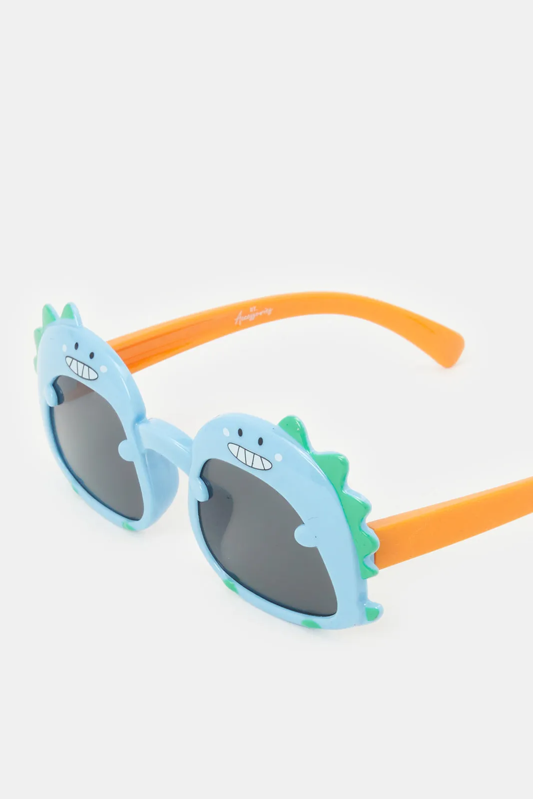 Boys Blue Character Embellished Round Sunglasses