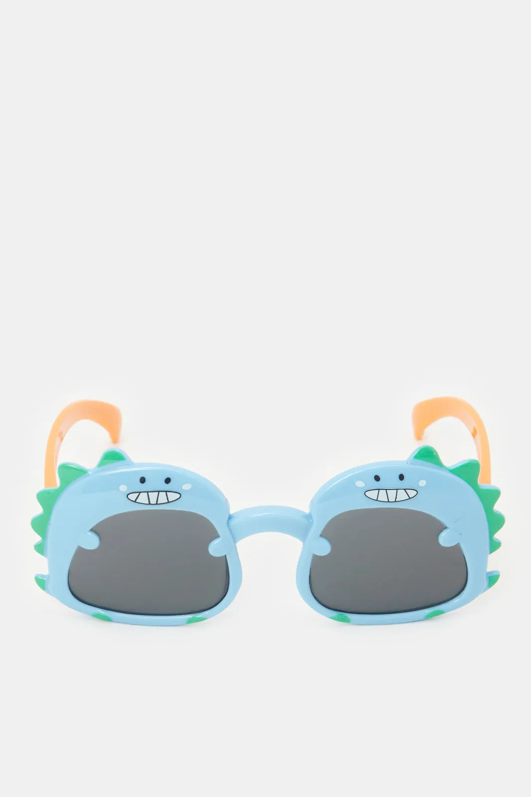 Boys Blue Character Embellished Round Sunglasses