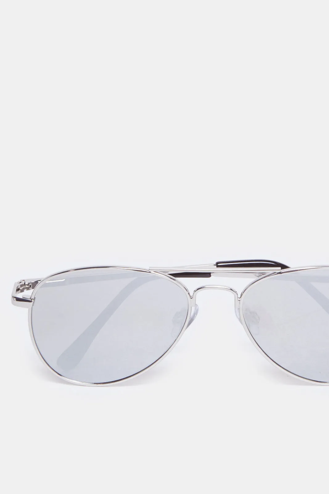 Boys Grey Aviator Sunglasses