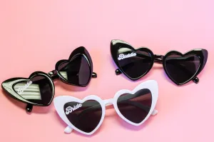 Bride Sunglasses, Bride Heart Sunglasses, Baddie Sunglasses