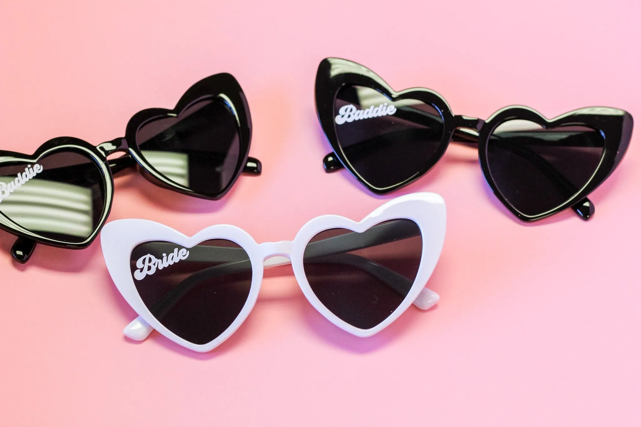 Bride Sunglasses, Bride Heart Sunglasses, Baddie Sunglasses