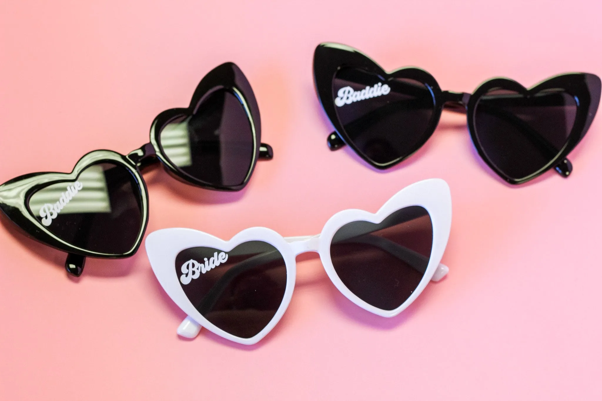 Bride Sunglasses, Bride Heart Sunglasses, Baddie Sunglasses