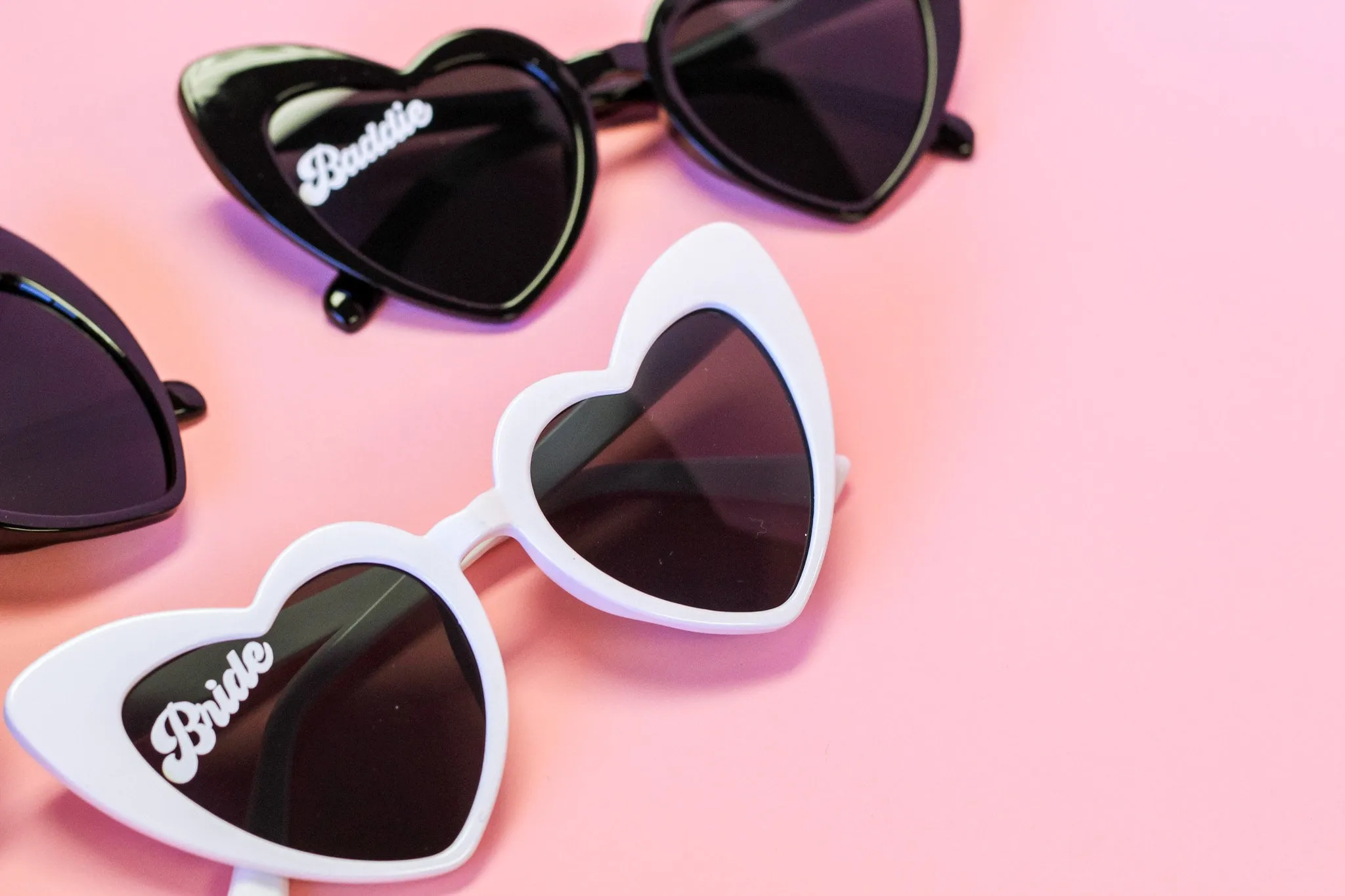 Bride Sunglasses, Bride Heart Sunglasses, Baddie Sunglasses