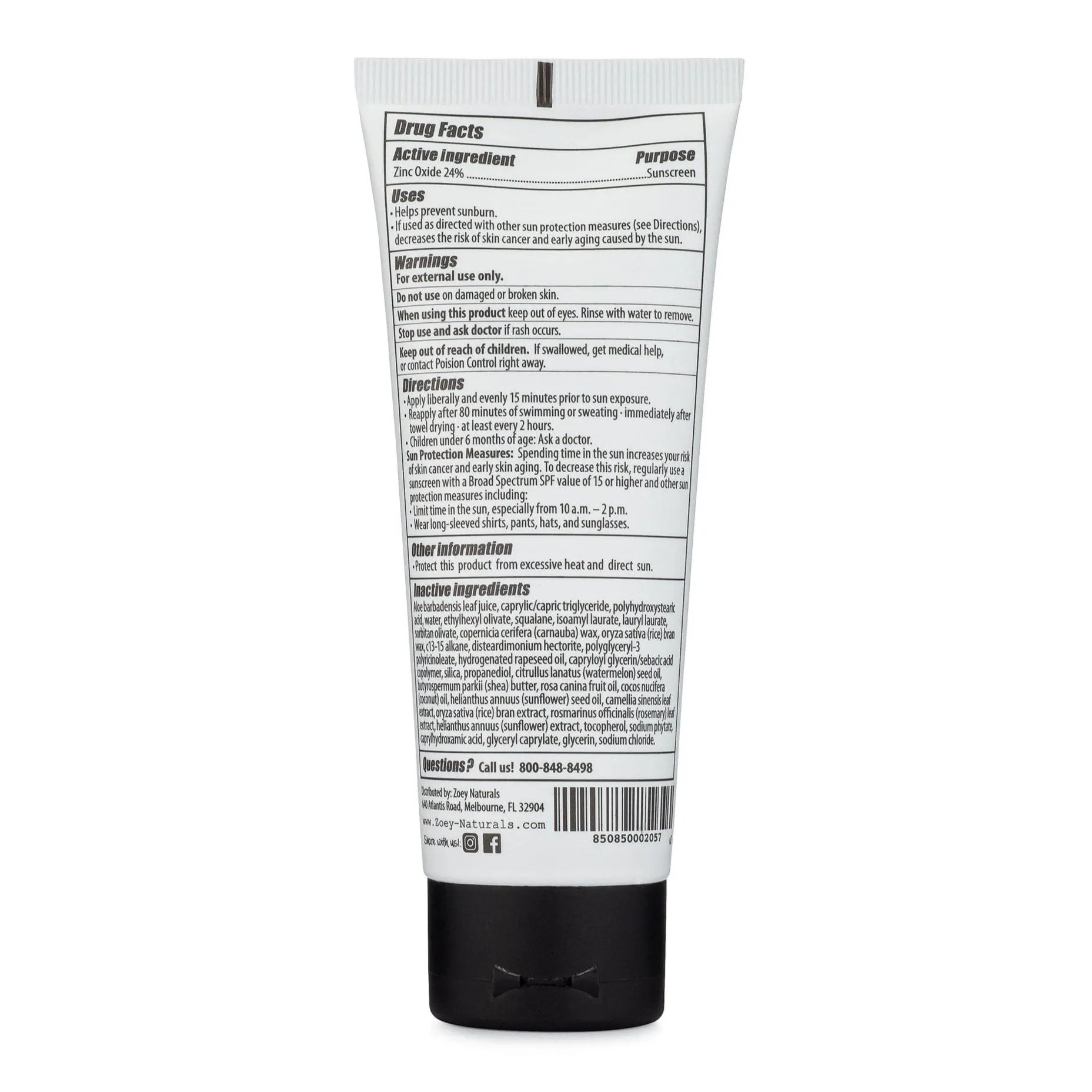 Broad Spectrum SPF 50  Tube Sunscreen - 3 fl oz