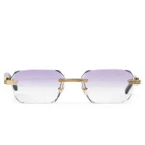 Cartier Eyewear Custom CT0286O-003 Premiere De Cartier Rimless Sunglasses