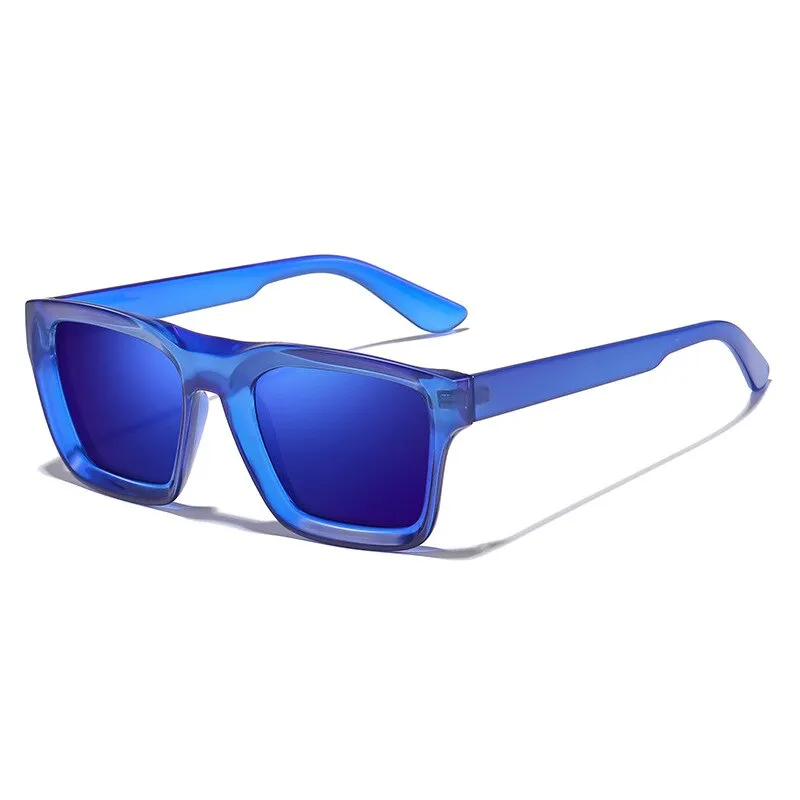 CCspace Unisex Full Rim Square Acetate UV400 Sunglasses 56155