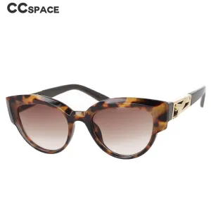 CCspace Women's Full Rim Cat Eye Resin Frame Sunglasses 51106