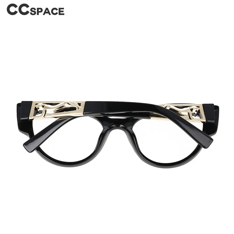 CCspace Women's Full Rim Cat Eye Resin Frame Sunglasses 51106