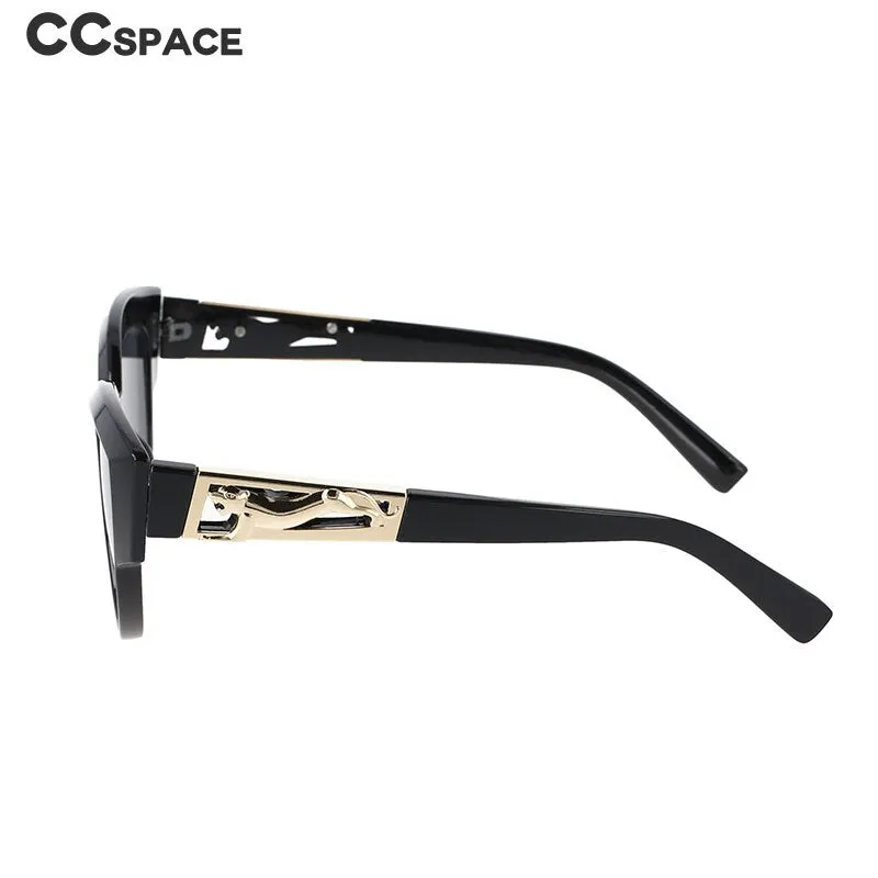 CCspace Women's Full Rim Cat Eye Resin Frame Sunglasses 51106