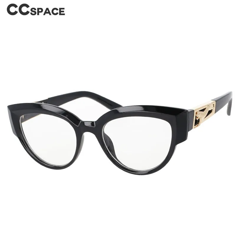 CCspace Women's Full Rim Cat Eye Resin Frame Sunglasses 51106