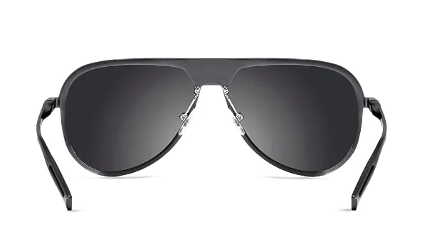 Classy Men Blue Polarized Luxury Aviators