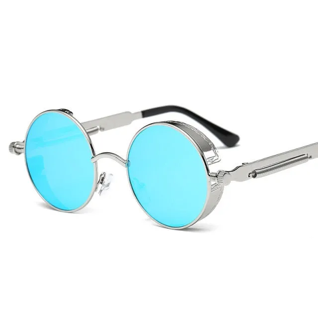 Creative Round Retro Round Metal Sunglasses