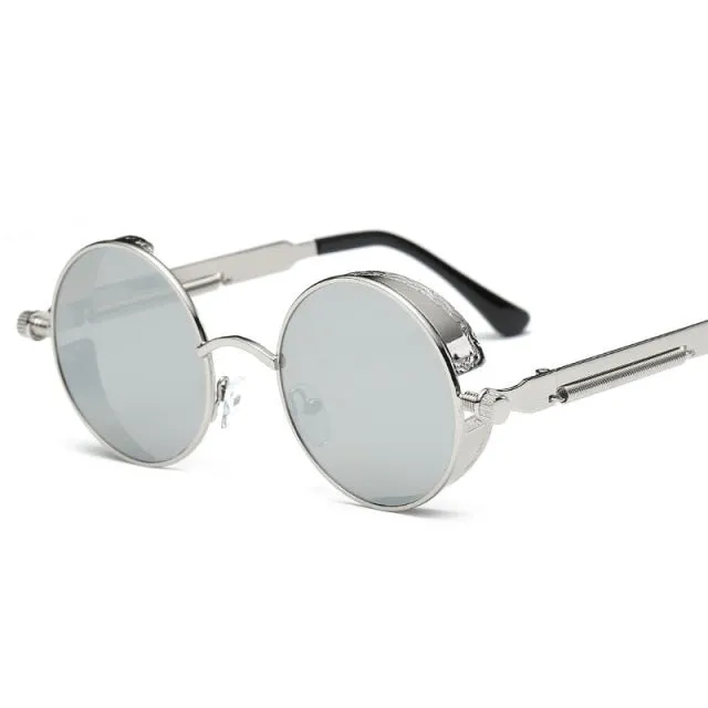 Creative Round Retro Round Metal Sunglasses