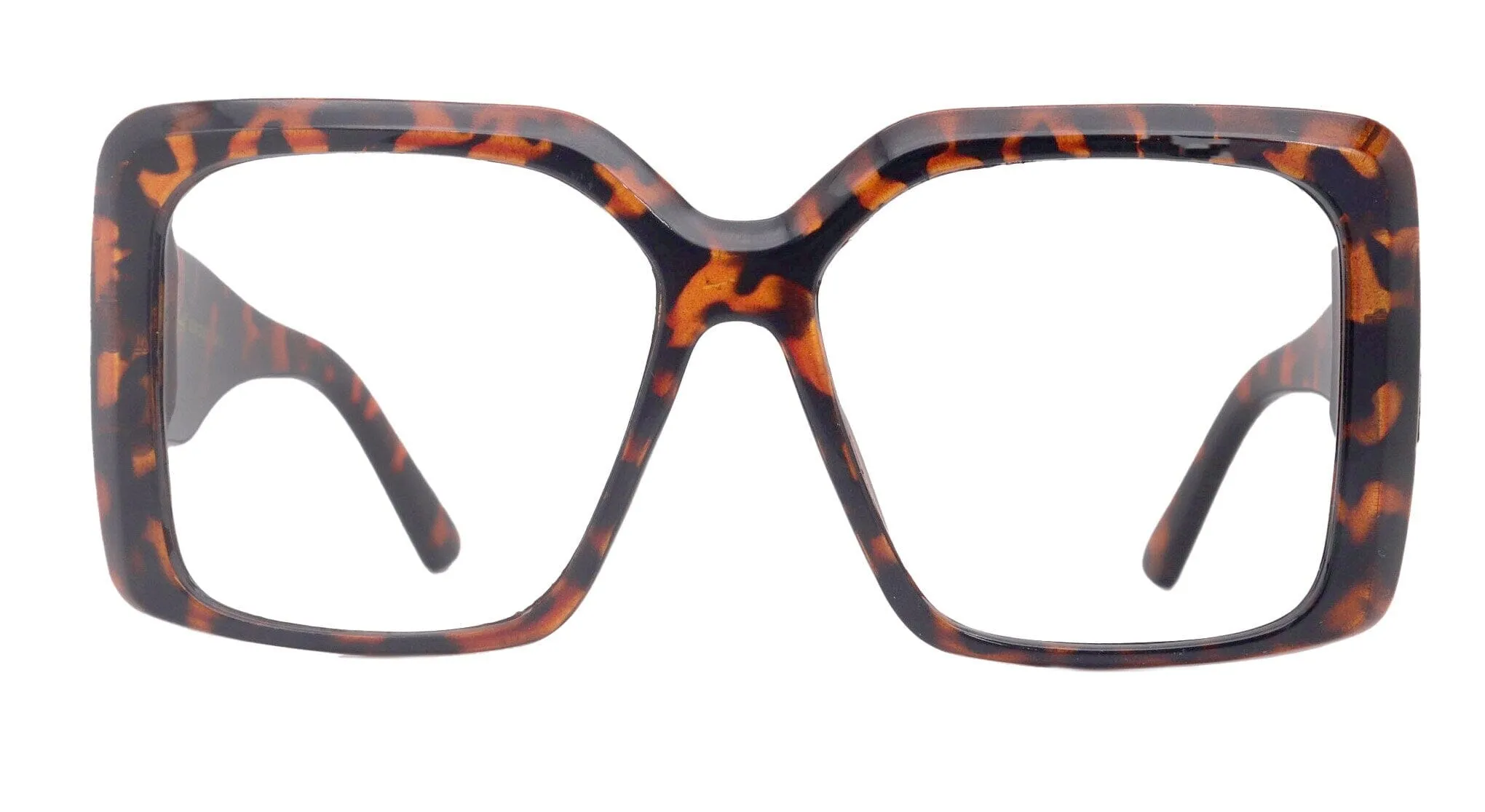 Cypress, Tortoiseshell  Large Oversized Reading Glasses, Women Readers, High End Reading Magnifying eyeglasses,  Big Square optical Frames