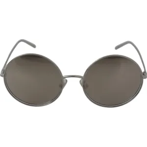 Dolce & Gabbana Chic Silver Grey Lens Sunglasses for Women