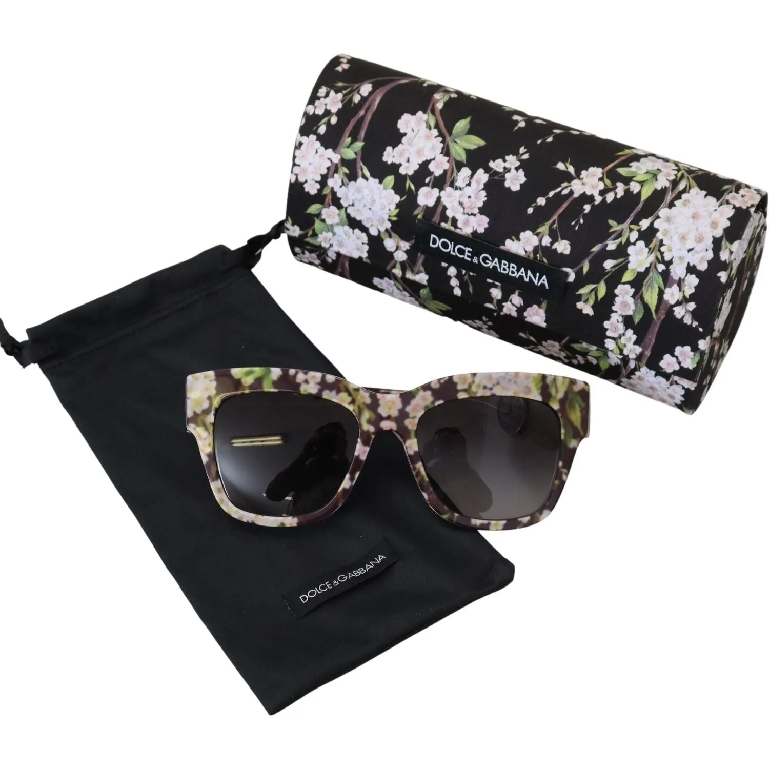 Dolce & Gabbana Elegant Multicolor Gradient Sunglasses