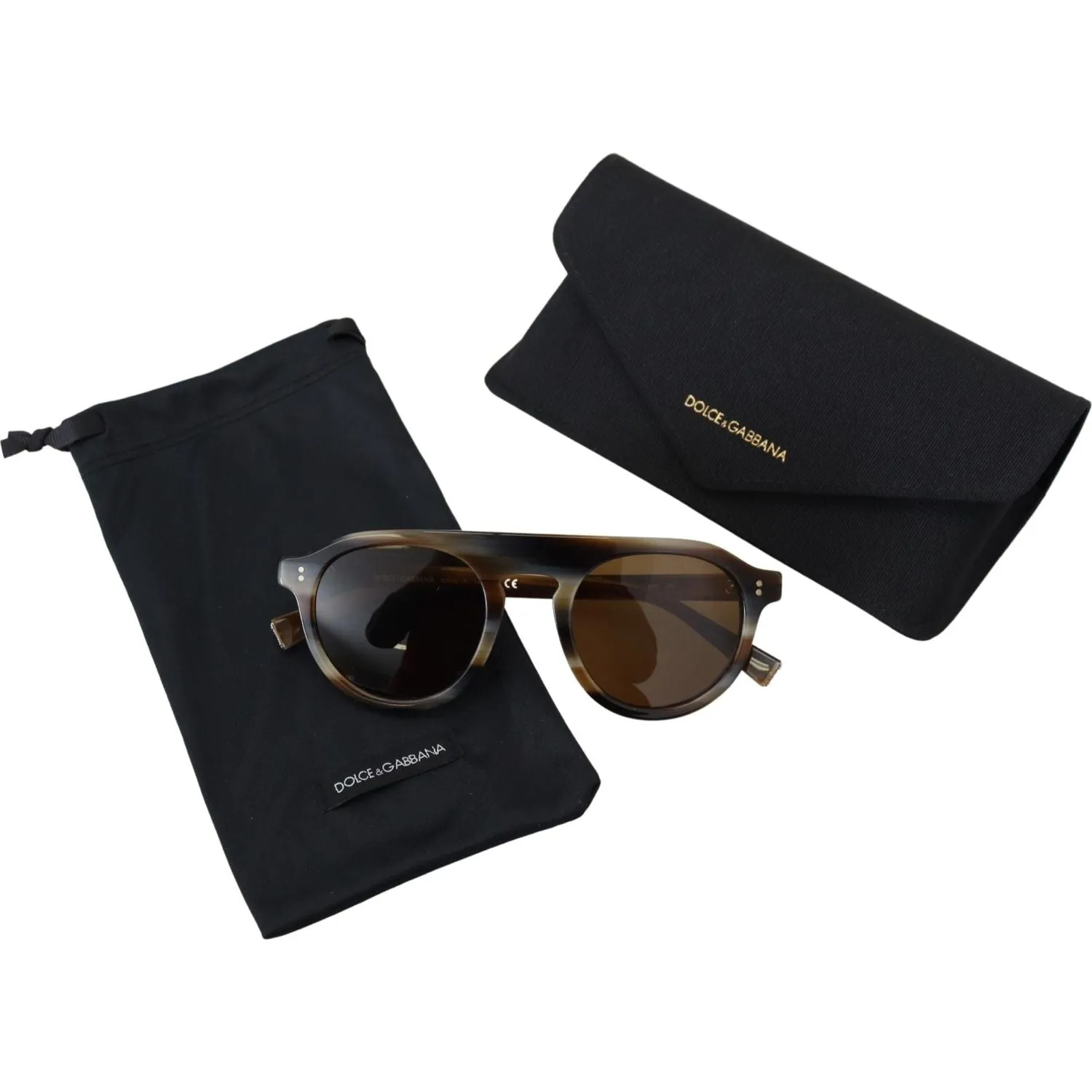 Dolce & Gabbana Timeless Tortoiseshell Unisex Sunglasses