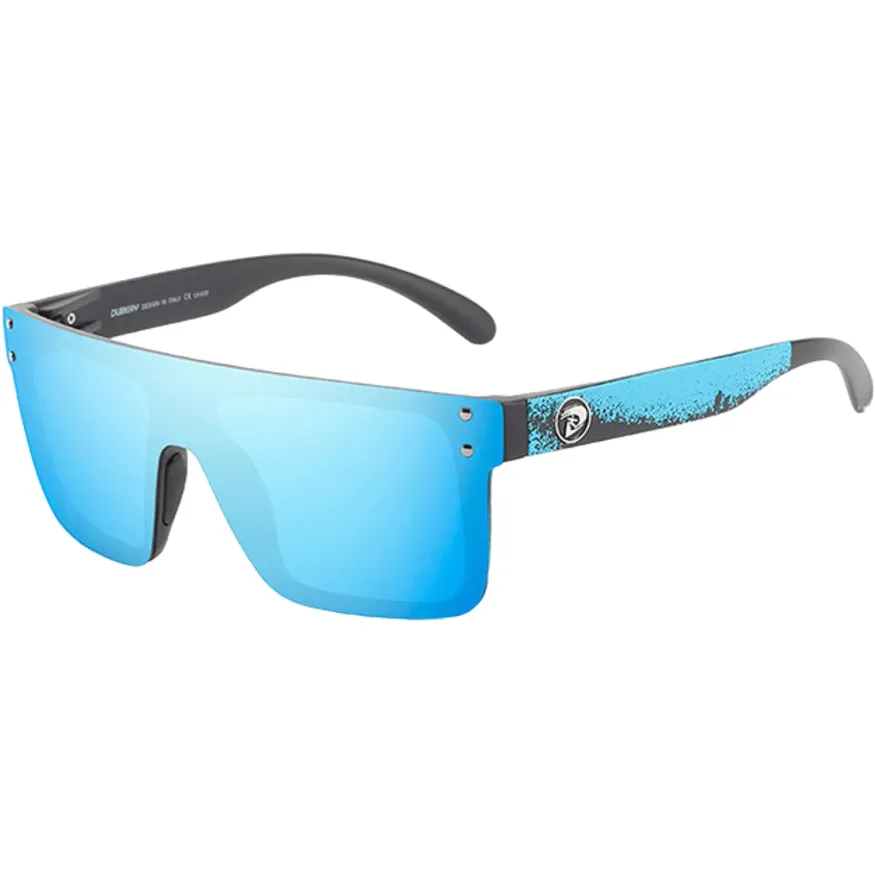 Dubery Polarized Sunglasses 100% UV Protection Black / Blue / Blue D104 C11