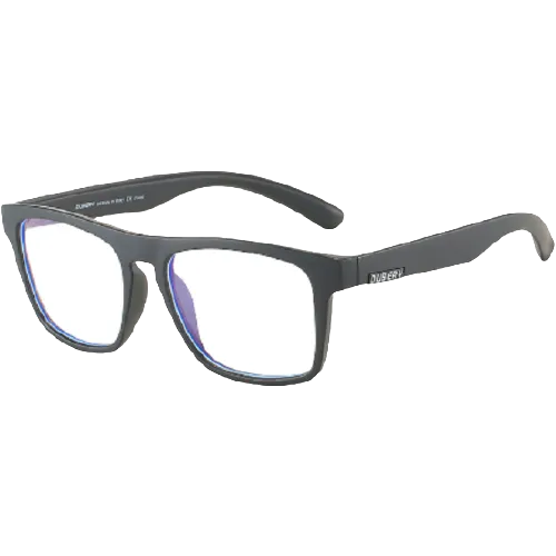 Dubery Sunglasses 100% UV Protection Sand Black/Blue Light Blocking D125 C9