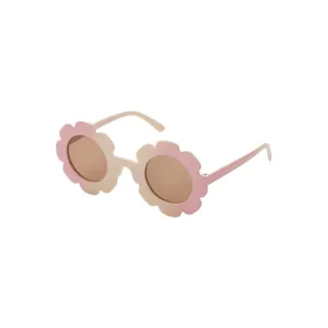 Edna Round Flower Sunglasses in Sherbet Swirl