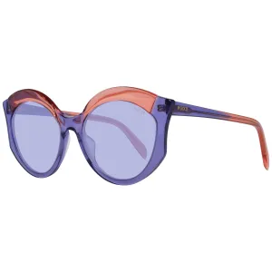 Emilio Pucci Elegant Purple Butterfly Sunglasses