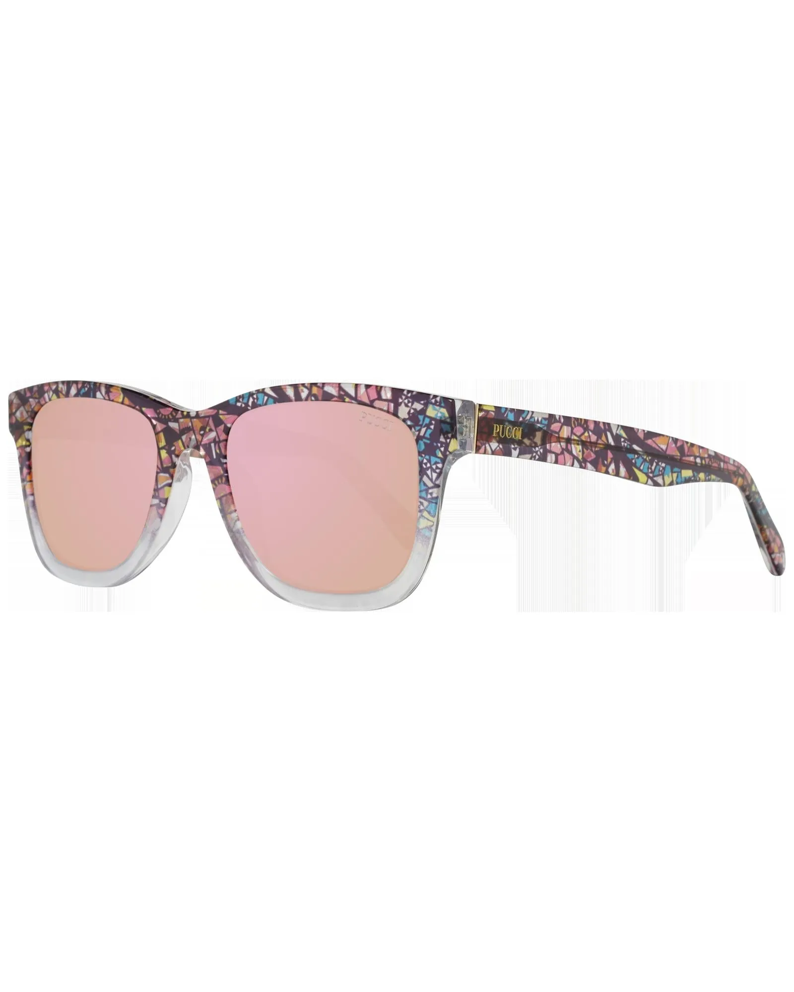 Emilio Pucci Geometric Print Sunglasses