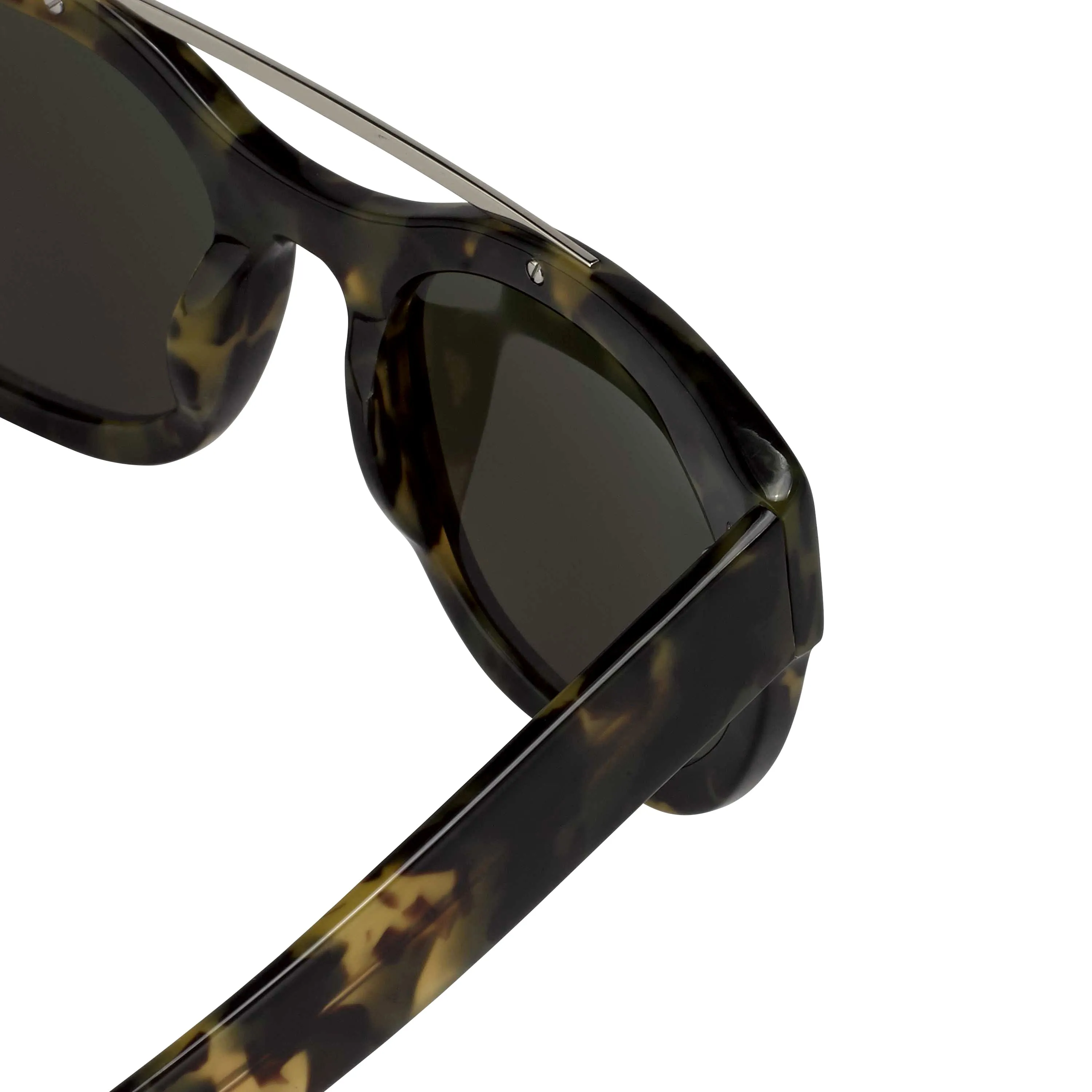 Erdem Unisex Round Green Sunglasses EDM11C2SUN