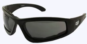 Fat Skeleton Wyoming "WIDE FIT" EVA Foam Padded Smoke Lens Sunglasses