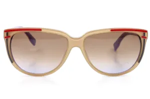 Fendi FS5279 207 Beige Gradient Acetate Luxury Italy Sunglasses