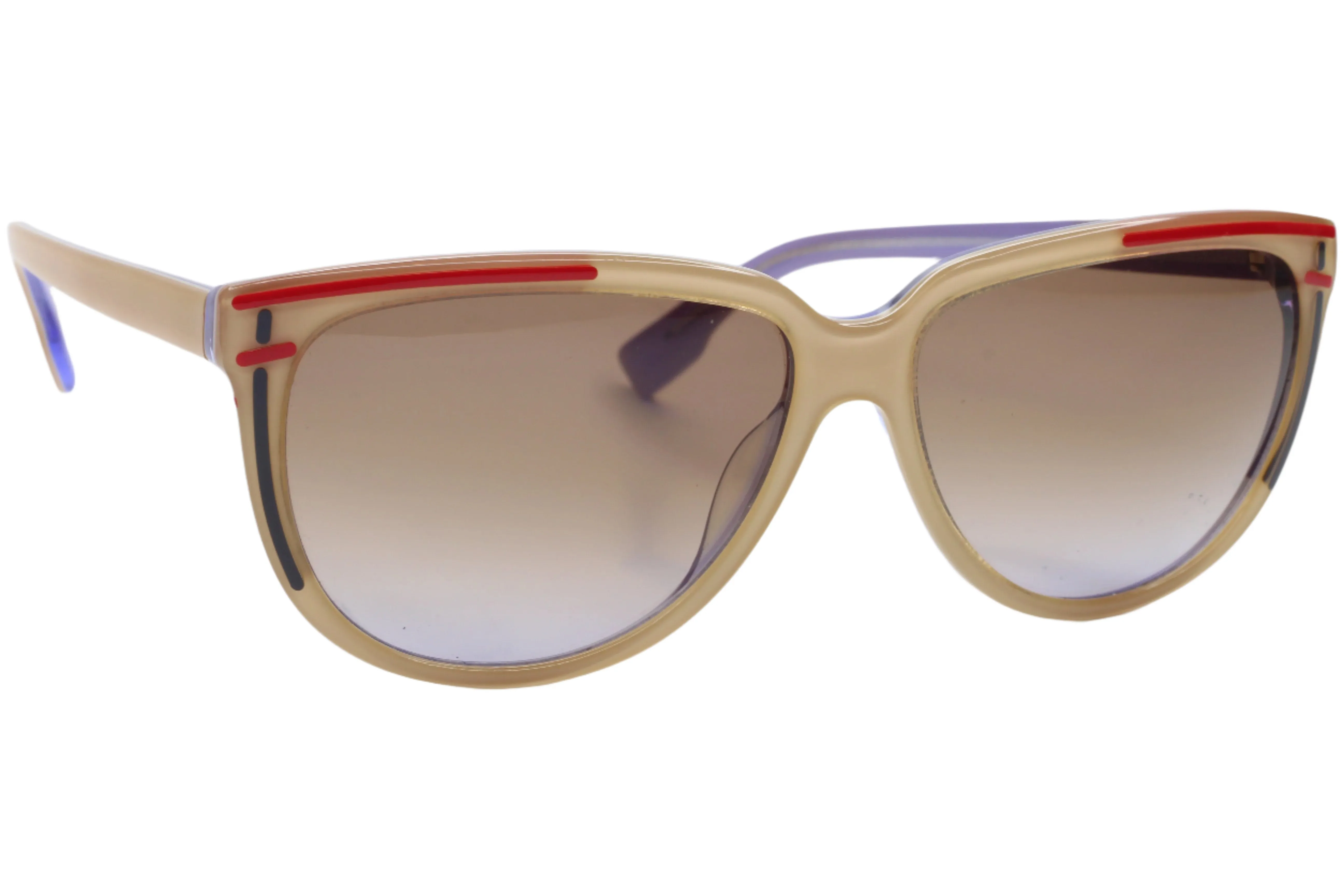 Fendi FS5279 207 Beige Gradient Acetate Luxury Italy Sunglasses