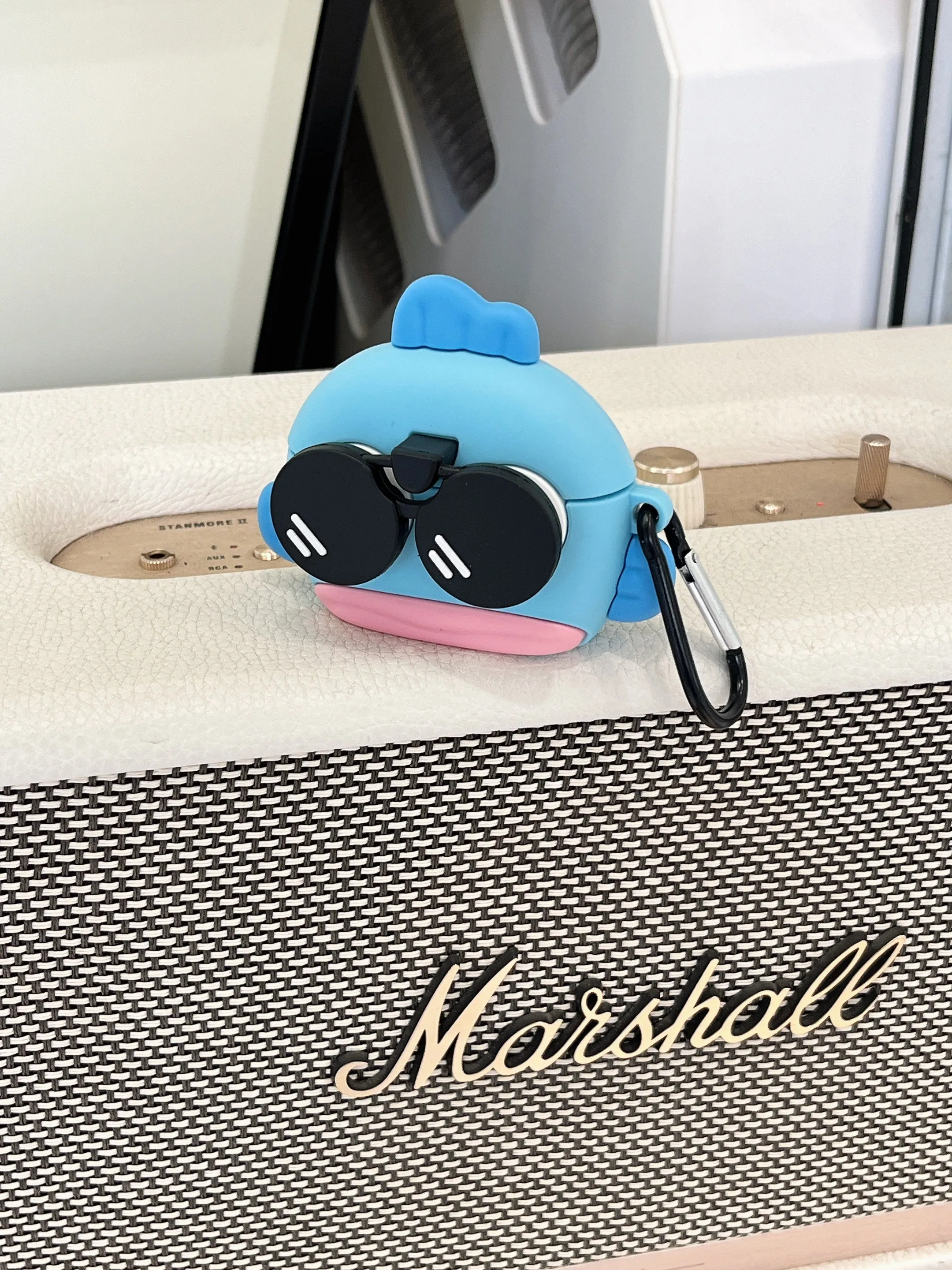 Fish In Sunglasses Silicon Airpod Case