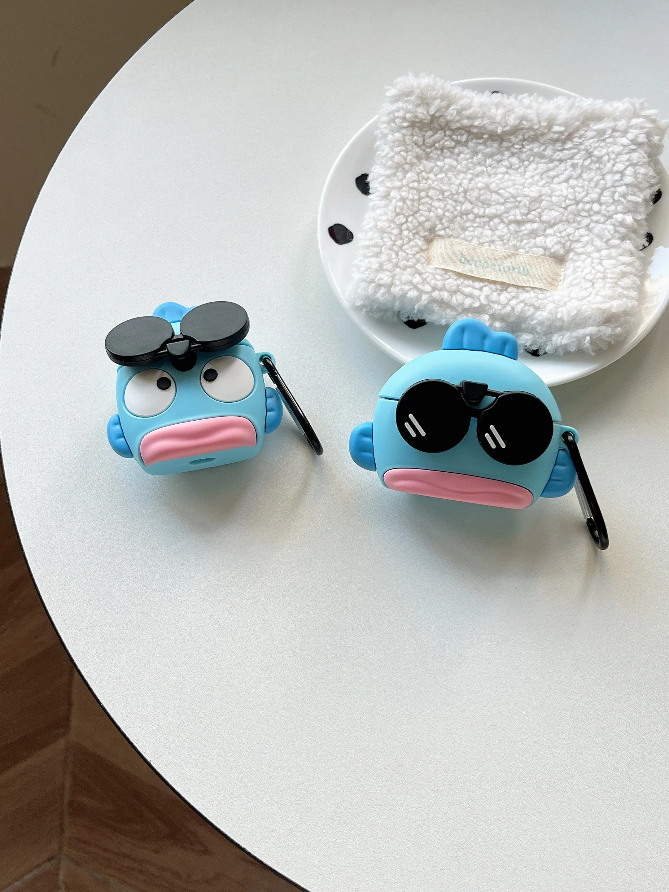 Fish In Sunglasses Silicon Airpod Case