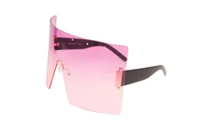 Flat Top Shield Sunglasses