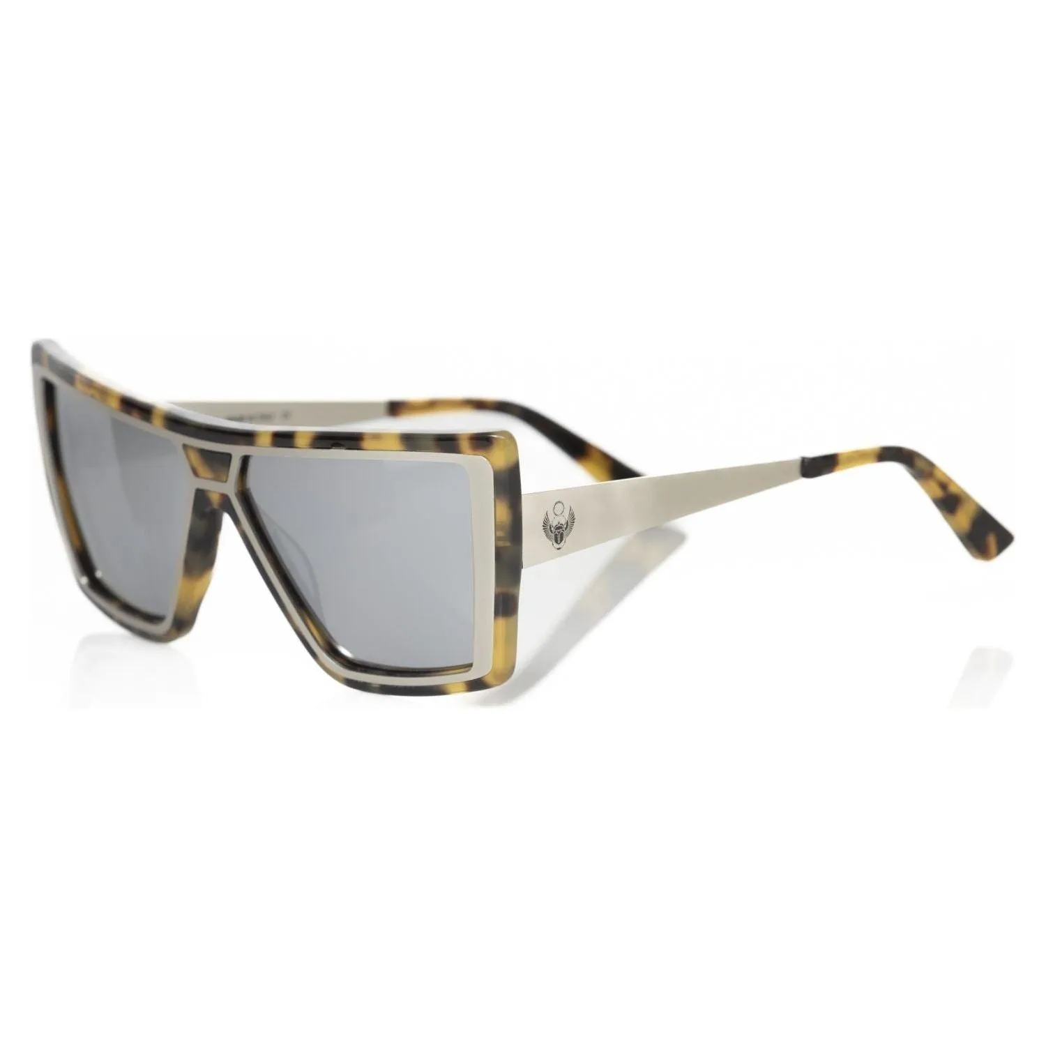 Frankie Morello Black Acetate Women's Sunglass