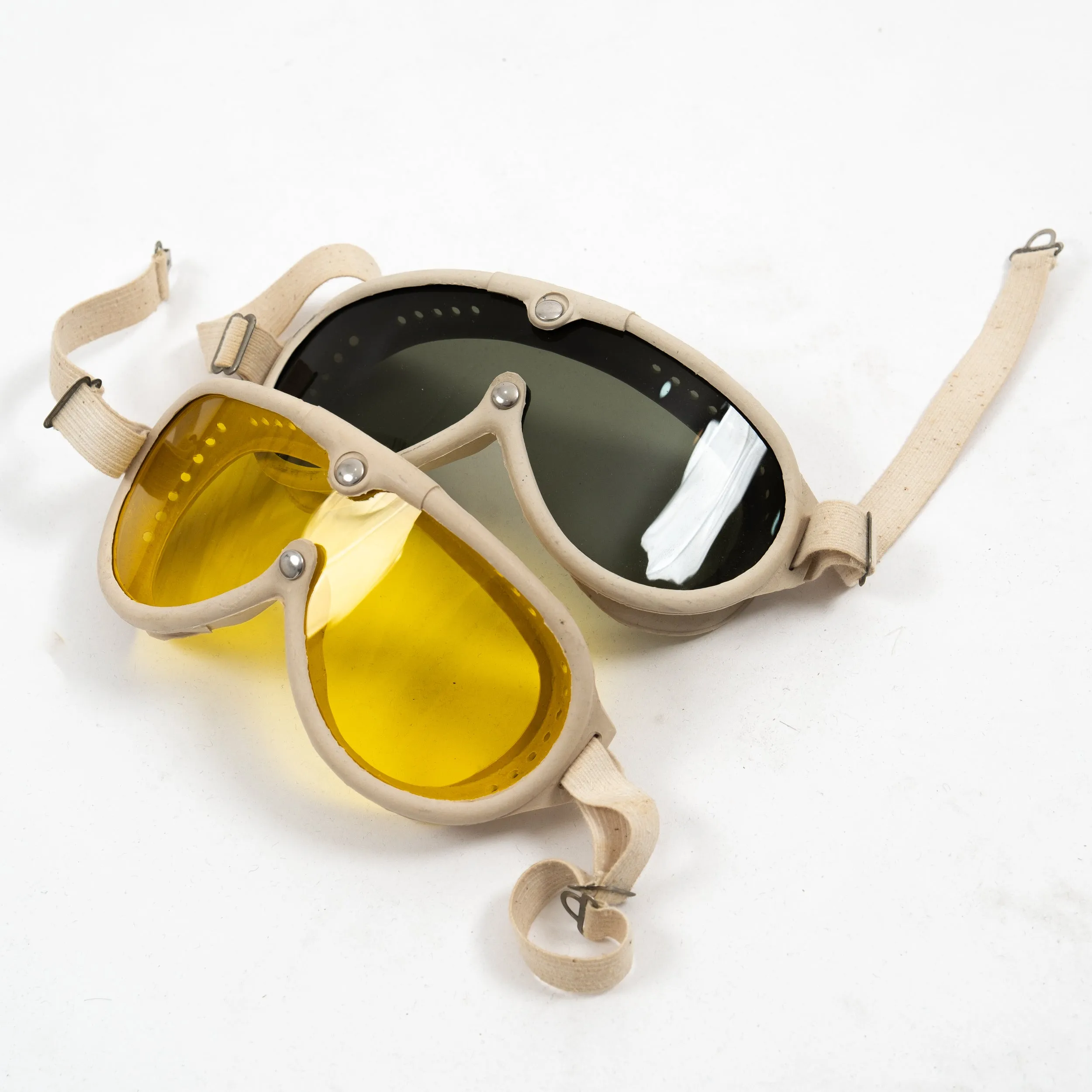 FRENCH ARMY MOTORCYCLE GOGGLES