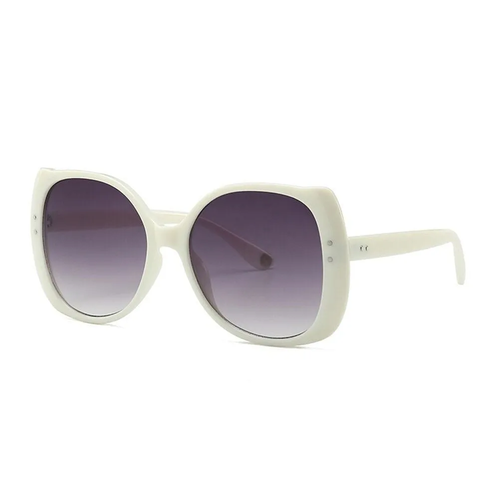 Full Frame Oversize Square Cat Eye Sunglasses