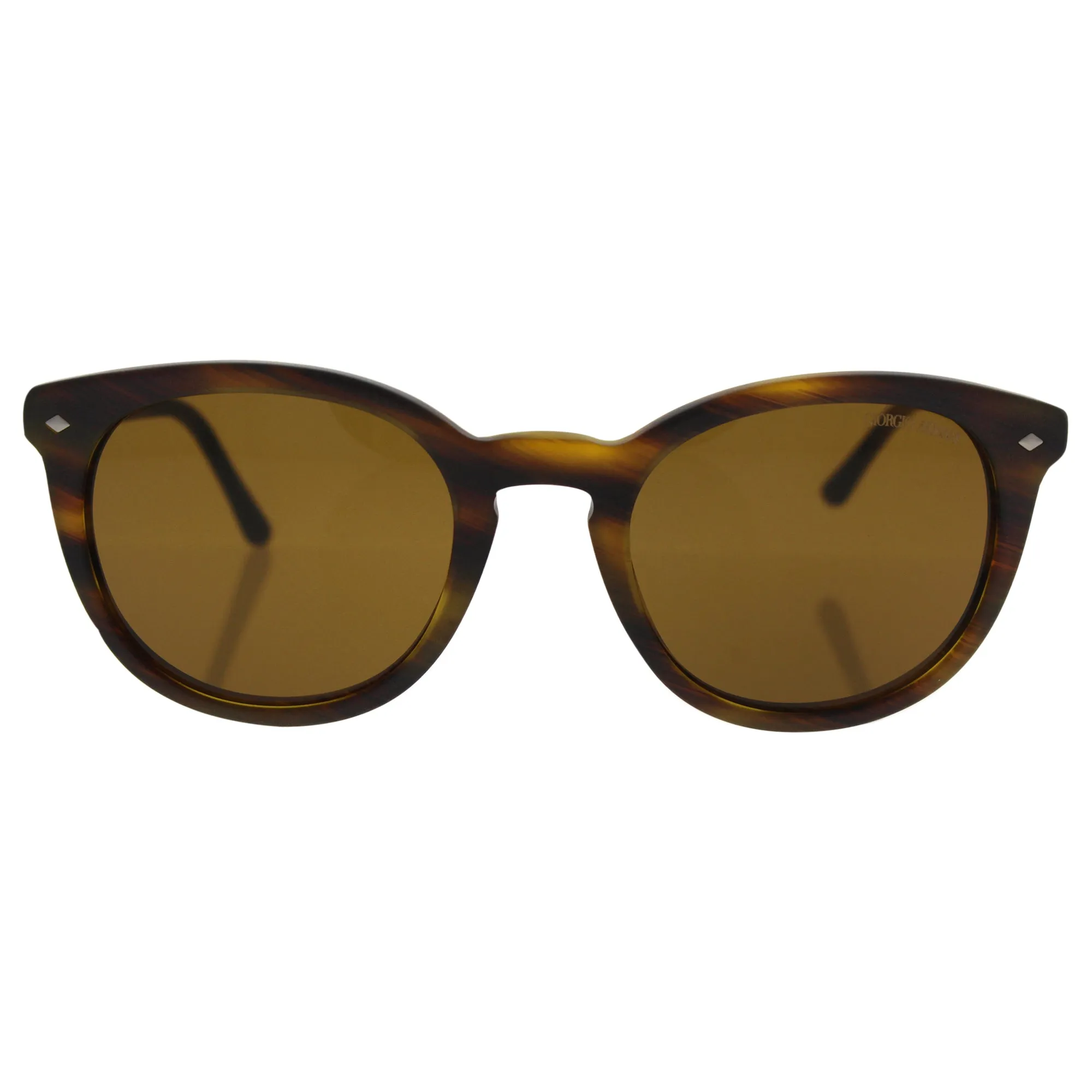 Giorgio Armani AR 8060 5404/53 Frames of Life - Striped Matte Light Brown/Brown by Giorgio Armani for Unisex - 50-21-145