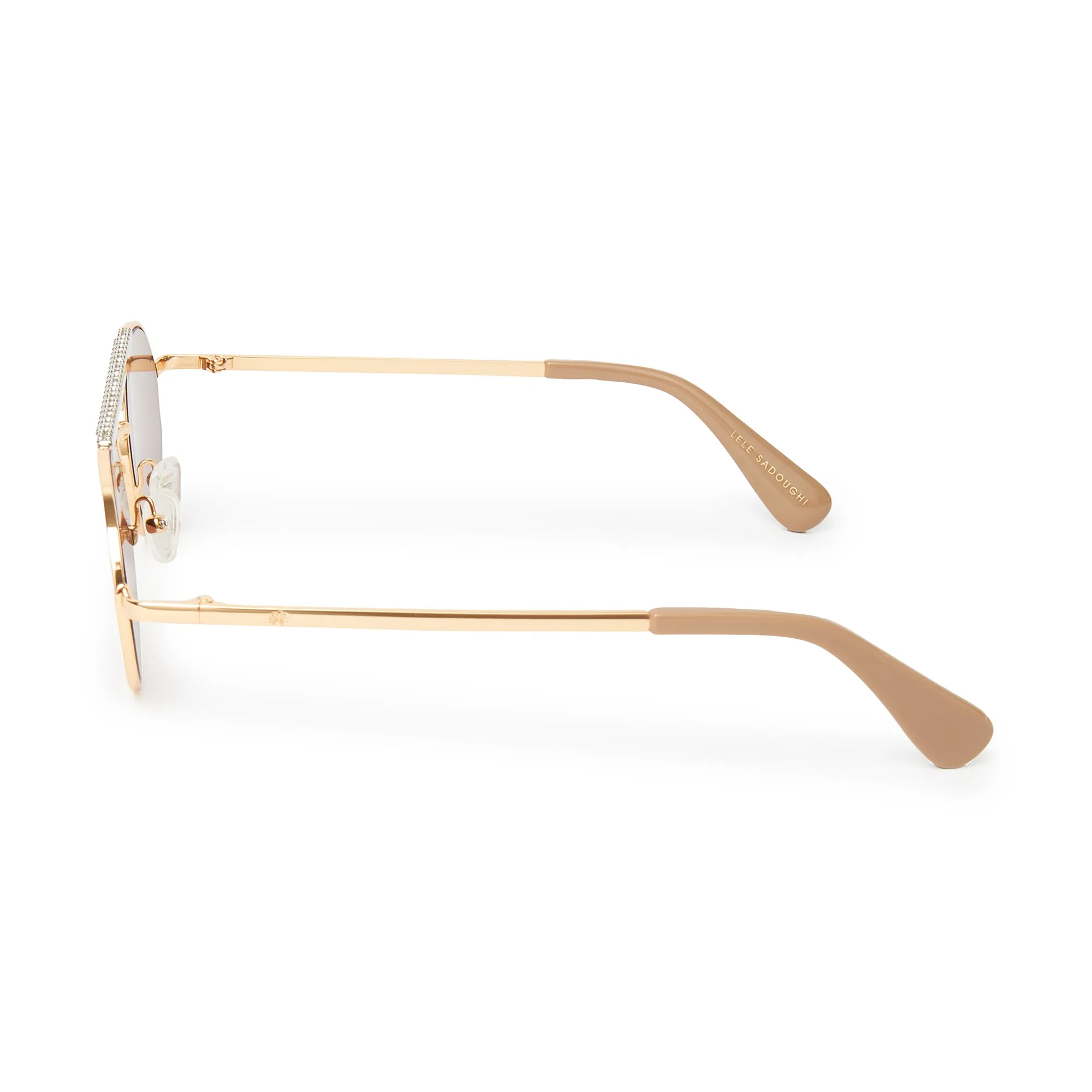 GOLD ANAHEIM AVIATOR SUNGLASSES