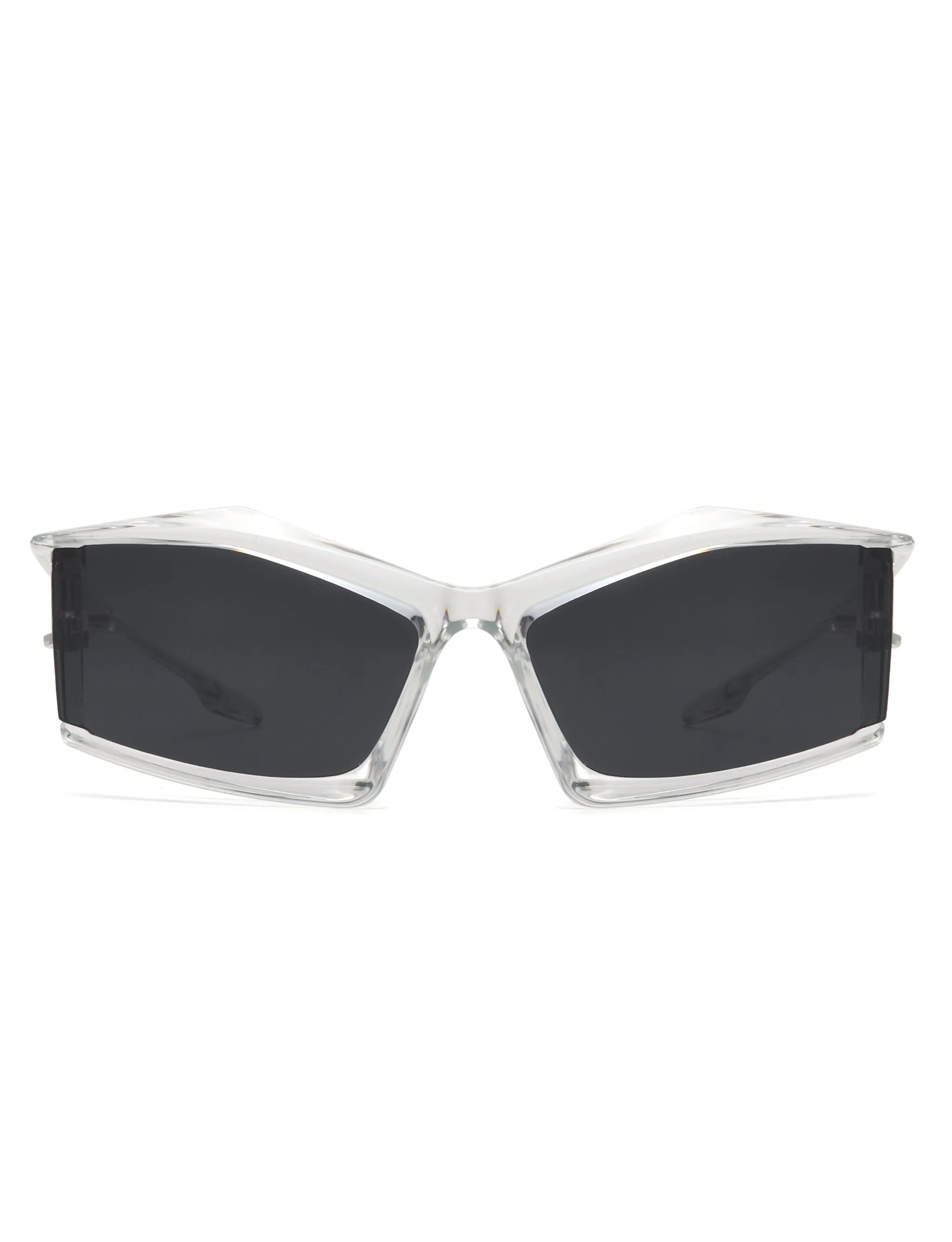 Halo - Futuristic Geometric Rectangle Fashion Sunglasses