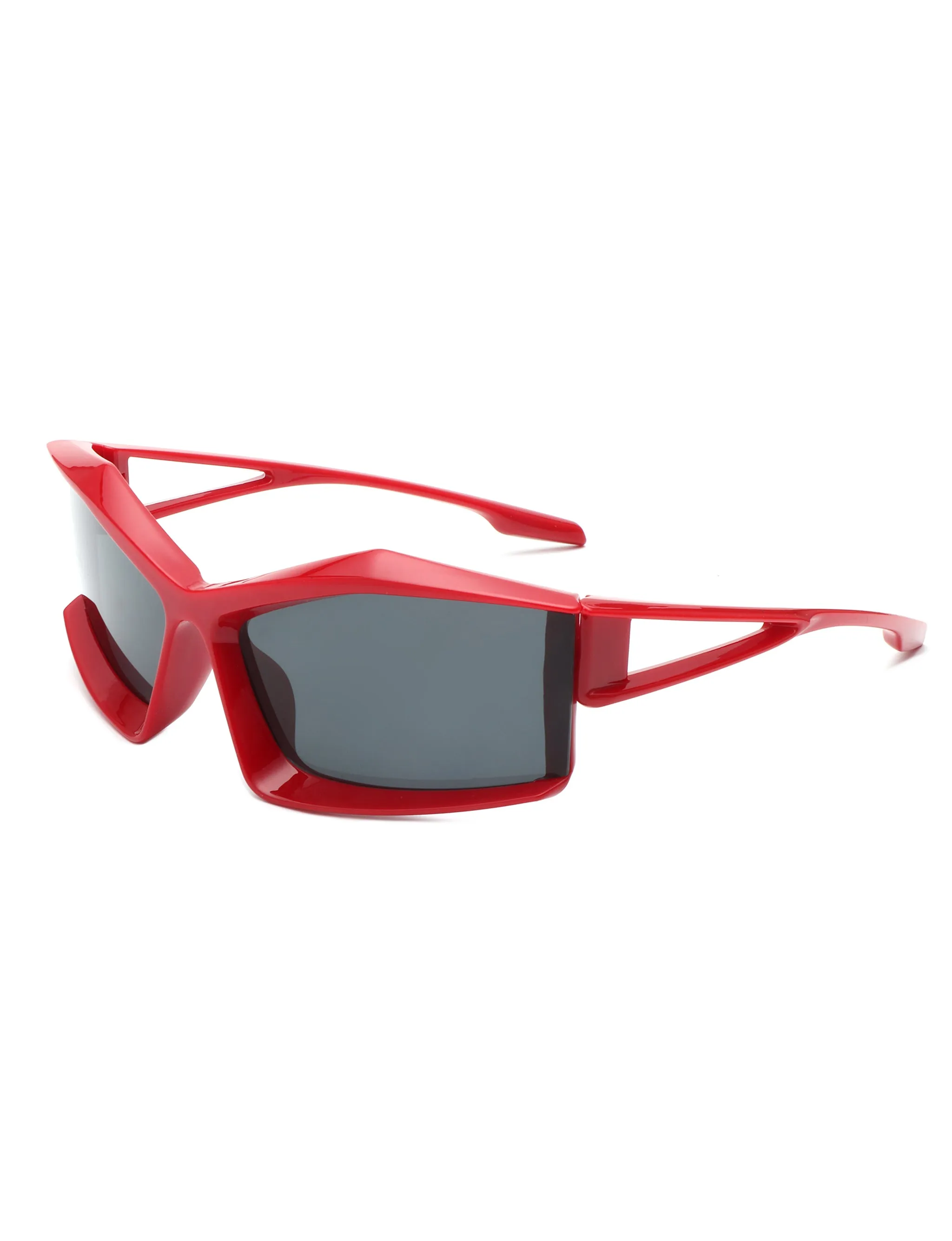 Halo - Futuristic Geometric Rectangle Fashion Sunglasses