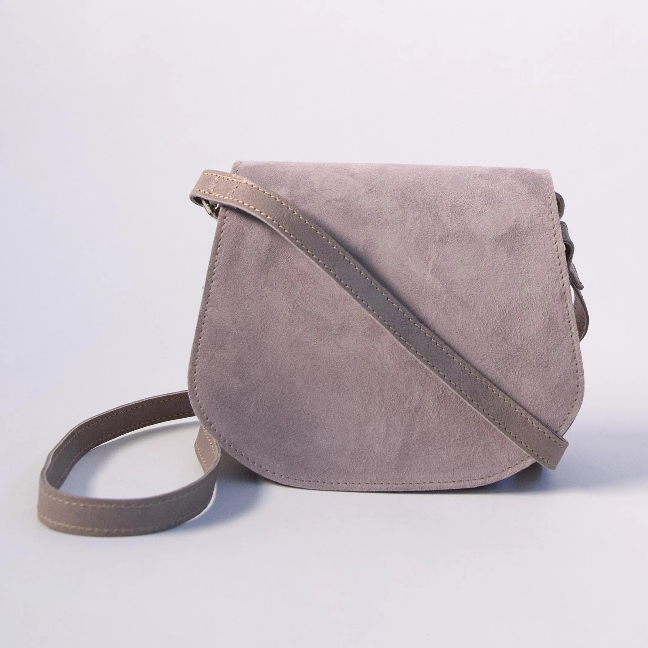 Harpers Italian Leather Gigi Crossbody Bag in Grey