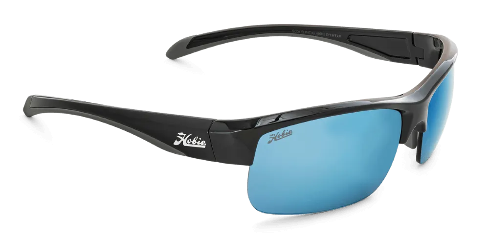 Hobie Eyewear Eddy Float Satin Black / Grey Frame With Polarized Cobalt Lens