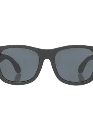 Jet Black Navigator Kids Sunglasses