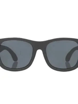 Jet Black Navigator Kids Sunglasses